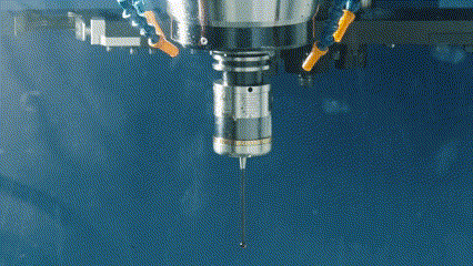Short video showing renishaw probe tool change and machining on 5-axis DVF-5000